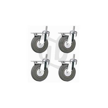 Kit de 4 ruedas para patas bandeja