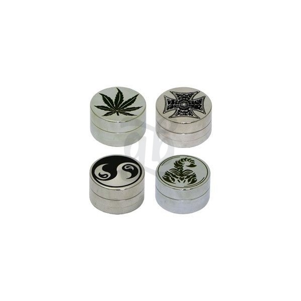 Round metal grinder