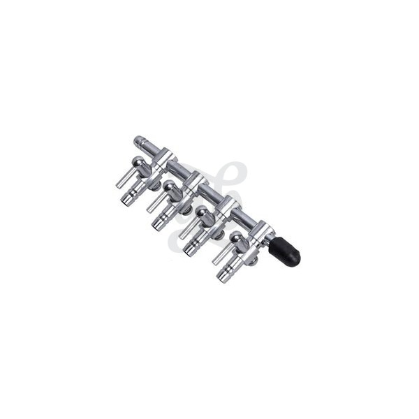 4-outlet manifold for air pumps and compressors
