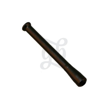 Snorting Tube with Nose Adaptor - black
