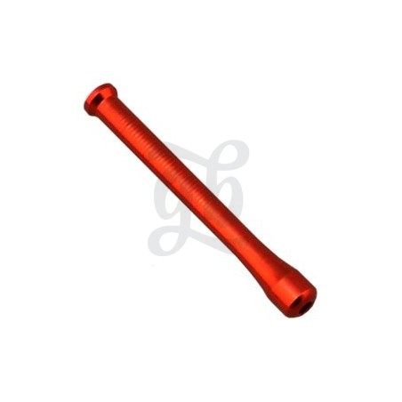 Snorting Tube with Nose Adaptor - red