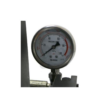 5-Ton Hydraulic Rosin Press - pressure meter