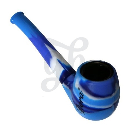 Pipas de silicona azul