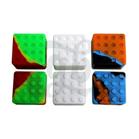 Cubo de silicona Lego - Tapas