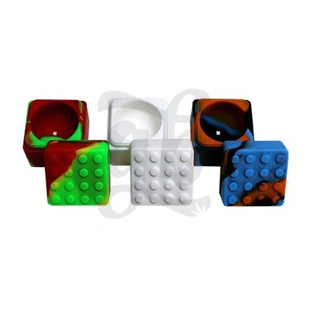 Cubo de silicona Lego - Abierto