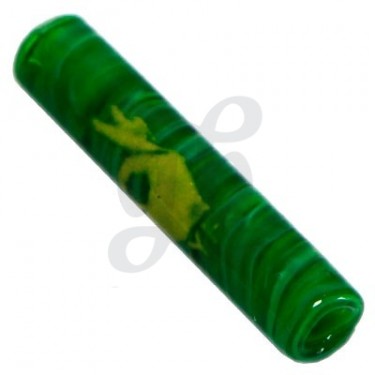 Embouts buccaux en verre de Murano Vert moyen