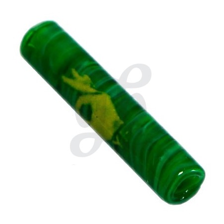 Embouts buccaux en verre de Murano Vert moyen