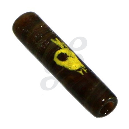 Embouts buccaux en verre de Murano Noir moyen
