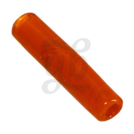 Embouts buccaux en verre de Murano Orange moyen