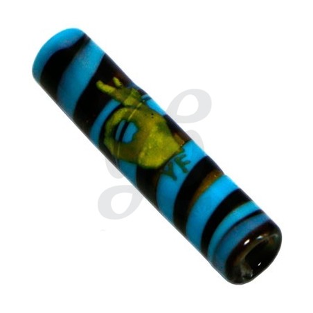 Murano Glass Mouthpieces - Black and blue