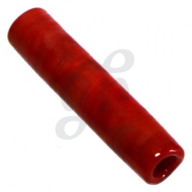 Embouts buccaux en verre de Murano rouge moyen
