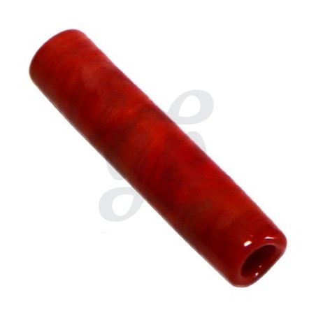 Embouts buccaux en verre de Murano rouge moyen