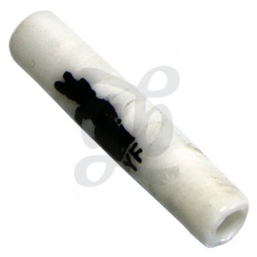 Embouts buccaux en verre de Murano Blanc moyen