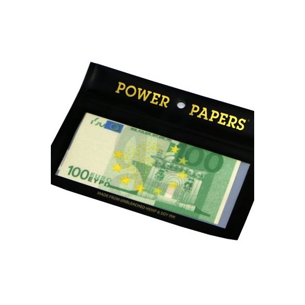 Papel de fumar diseño billetes de euro