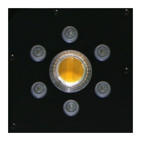 Panneau LED Solux Titan de près