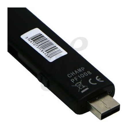 Mechero Eléctrico USB Calavera por detrás