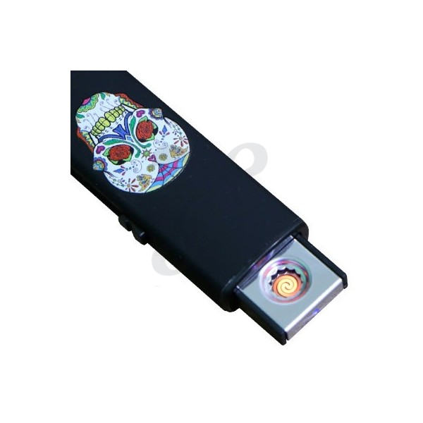 Mechero Eléctrico USB Calavera