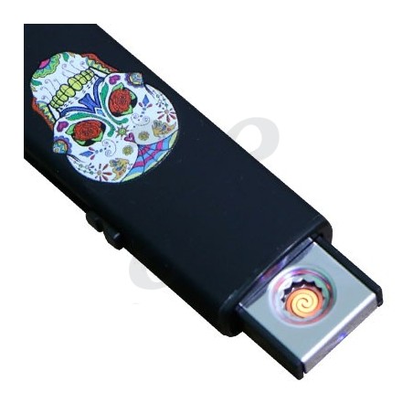 Mechero Eléctrico USB Calavera