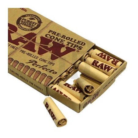 RAW Pre-Rolled Cone Tips