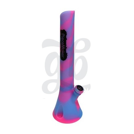 Bong de Silicona Kirby - Rosa y azul