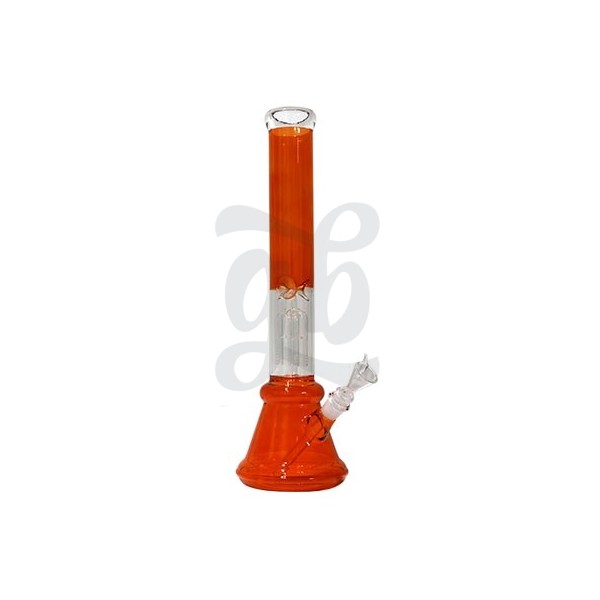 Bang en Verre vert 45 cm feuilles.