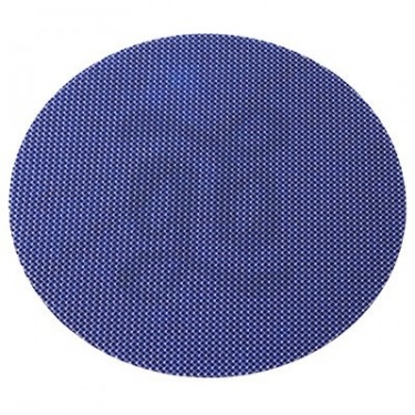 Mantel de silicona redonda azul