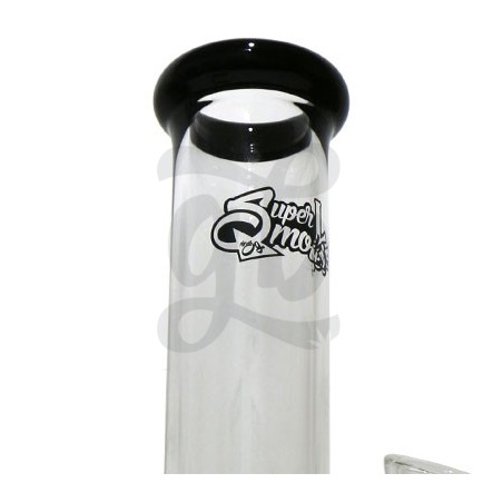 Bong de cristal doble percolador