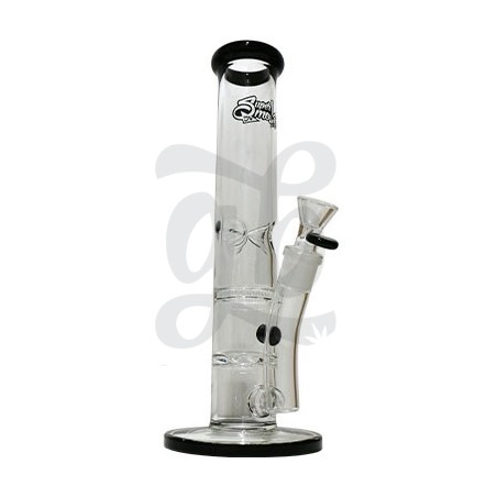 Bong de cristal doble percolador