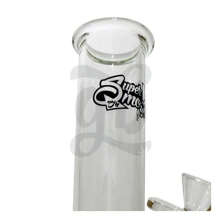 Bong para fumar Gamma 30cm - Logo Super Smoker