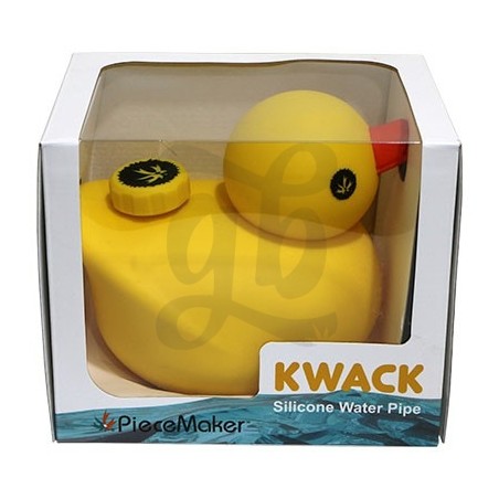 Kwack Pipa Pato de Goma en su embalaje