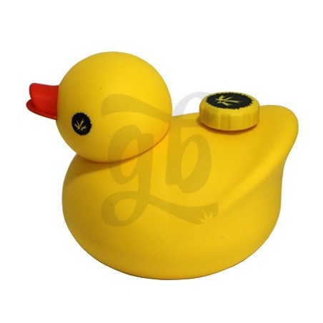 Kwack Rubber Duck Weed Pipe - Side view