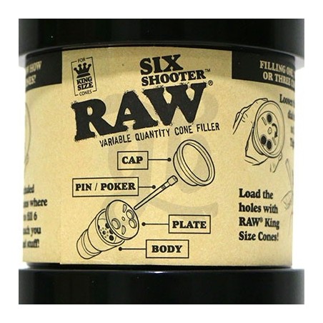 Six Shooter RAW - instrucciones (partes)