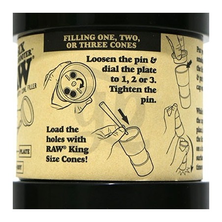 RAW Six Shooter - Instructions on how to fill cones