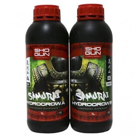 Bouteilles de Samurai Hydro Grow A+B Bouteilles de Samurai Hydro Grow A+B