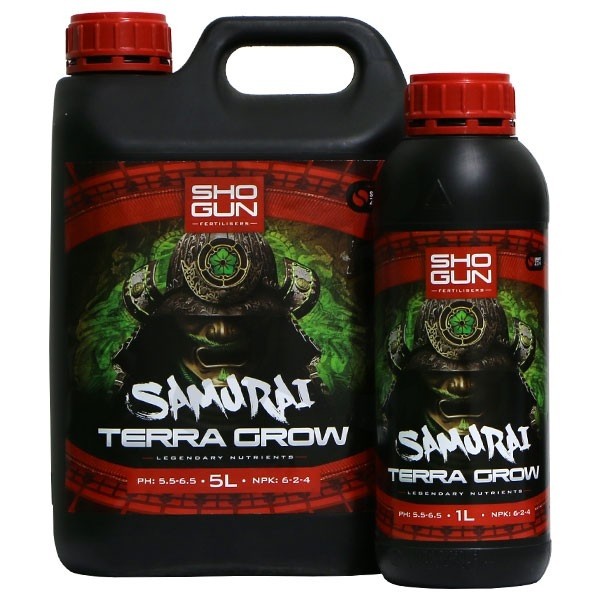 Samurai Terra Crescer Garrafas