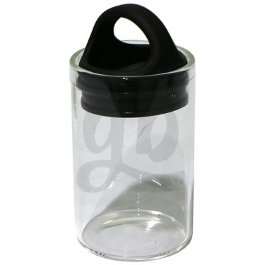 Air Tight Glass Jar - Black lid