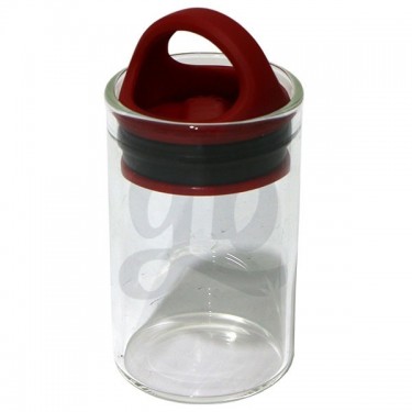 Air Tight Glass Jar - Red lid