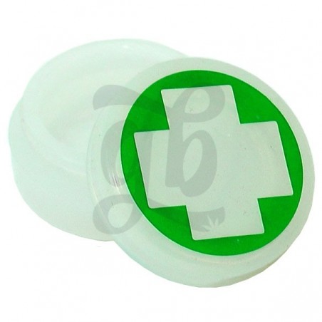 Cajita de silicona - Logo Medicinal Verde y Blanco Cajita de silicona - Logo Medicinal Verde y Blanco
