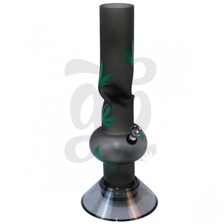 Bong acrílico de varios tamaños - Gris y verde