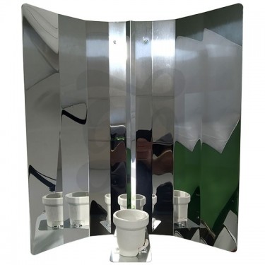 Refletor com caixa lisa