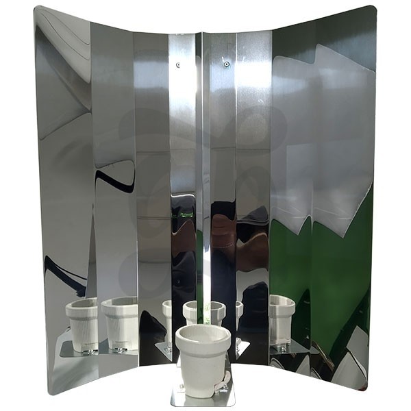 Refletor com caixa lisa