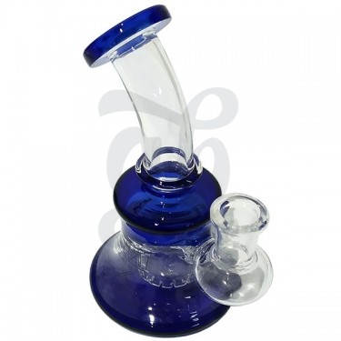 Pipa Agua Mini BHO en Cuarzo - Azul