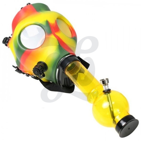 Bong Masque à Gaz rasta