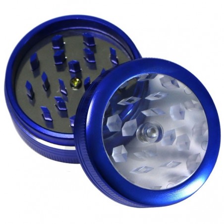 Grinder Botón azul