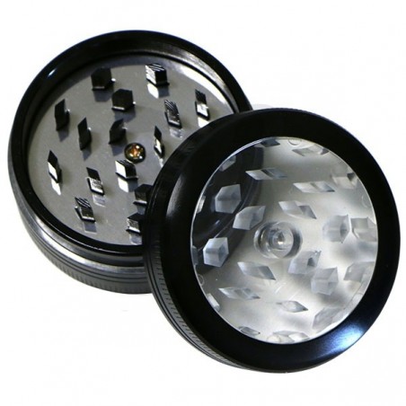 Grinder Botón negro