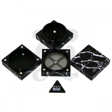 Grinder Mármol 4 partes 50mm Champ High - Todas sus partes