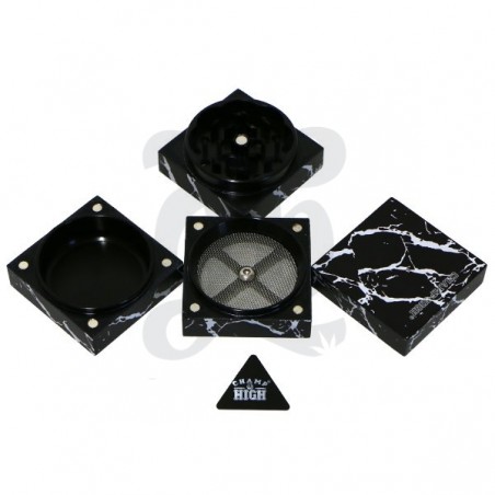 Grinder Mármol 4 partes 50mm Champ High - Todas sus partes