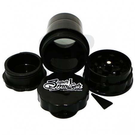 Grinder SuperHerb Safer - Negro Grinder SuperHerb Safer - Negro