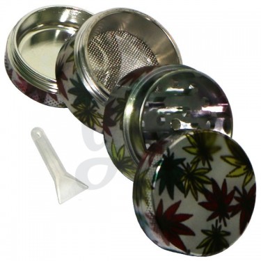 Grinder de Metal 4 partes abierto