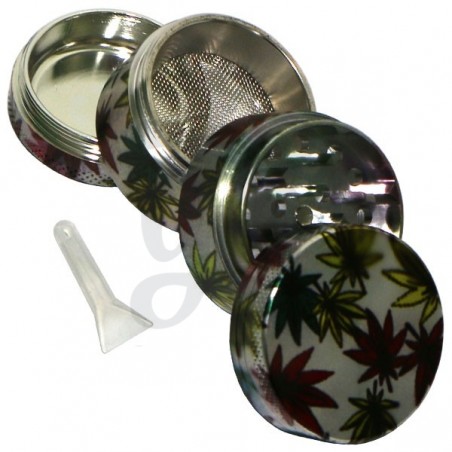 Grinder de Metal 4 partes abierto